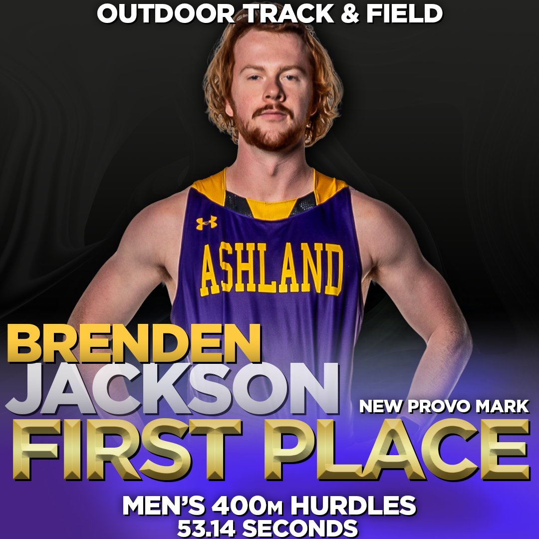 Brenden earned a win and a provo mark today to open the 2024 outdoor track and field season! 🗞️ goashlandeagles.com/news/2024/3/22…