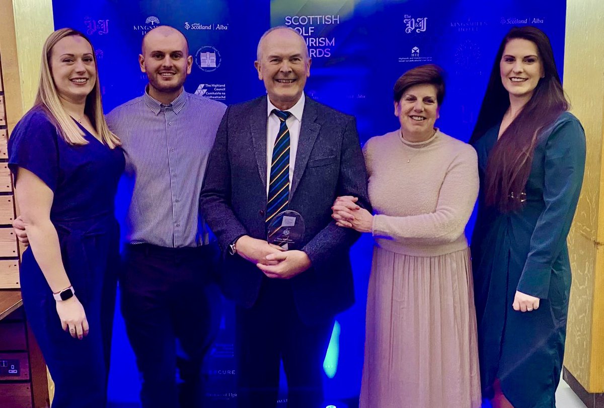 I am truly honoured to receive the Special Recognition Award 2024 at last nights Scottish Golf Tourism Awards.  To receive this, and to have it happen in front of so many industry colleagues who I am privileged to call my friends, was a humbling experience. Just when I thought I