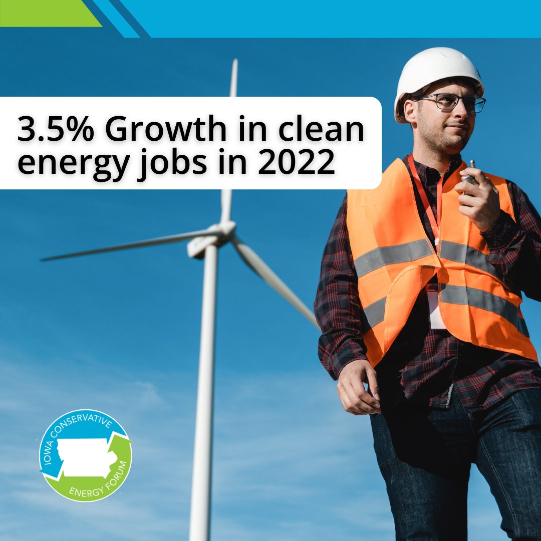 More than 31,000 Iowans were employed by clean energy in 2022, fueling economic growth and innovation. Clean energy outpaces traditional sectors, becoming a cornerstone of Iowa's economy. The future shines bright for Iowa clean energy jobs. cleanjobsmidwest.com/state/iowa