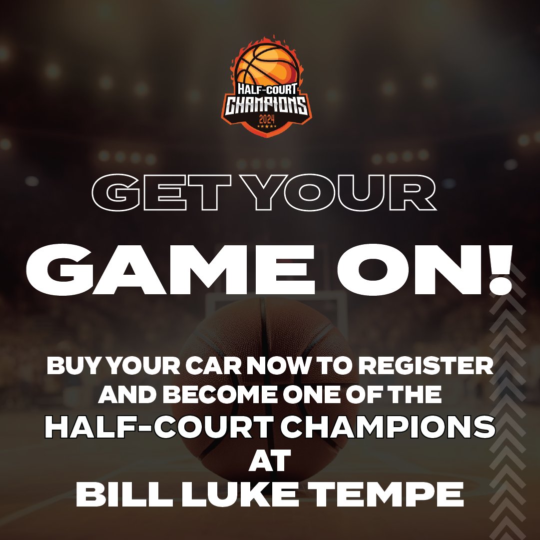 ⏰️ Time is running out to qualify! Don't miss your chance to win up to $12,000, ON US! Start by purchasing your dream car from us today - ANY car you buy from us qualifies! ⏰️  ⁠
⁠
#promotion #salesevent #dealership #halfcourtshot #marchmadness #basketball #BillLuke⁠Tempe