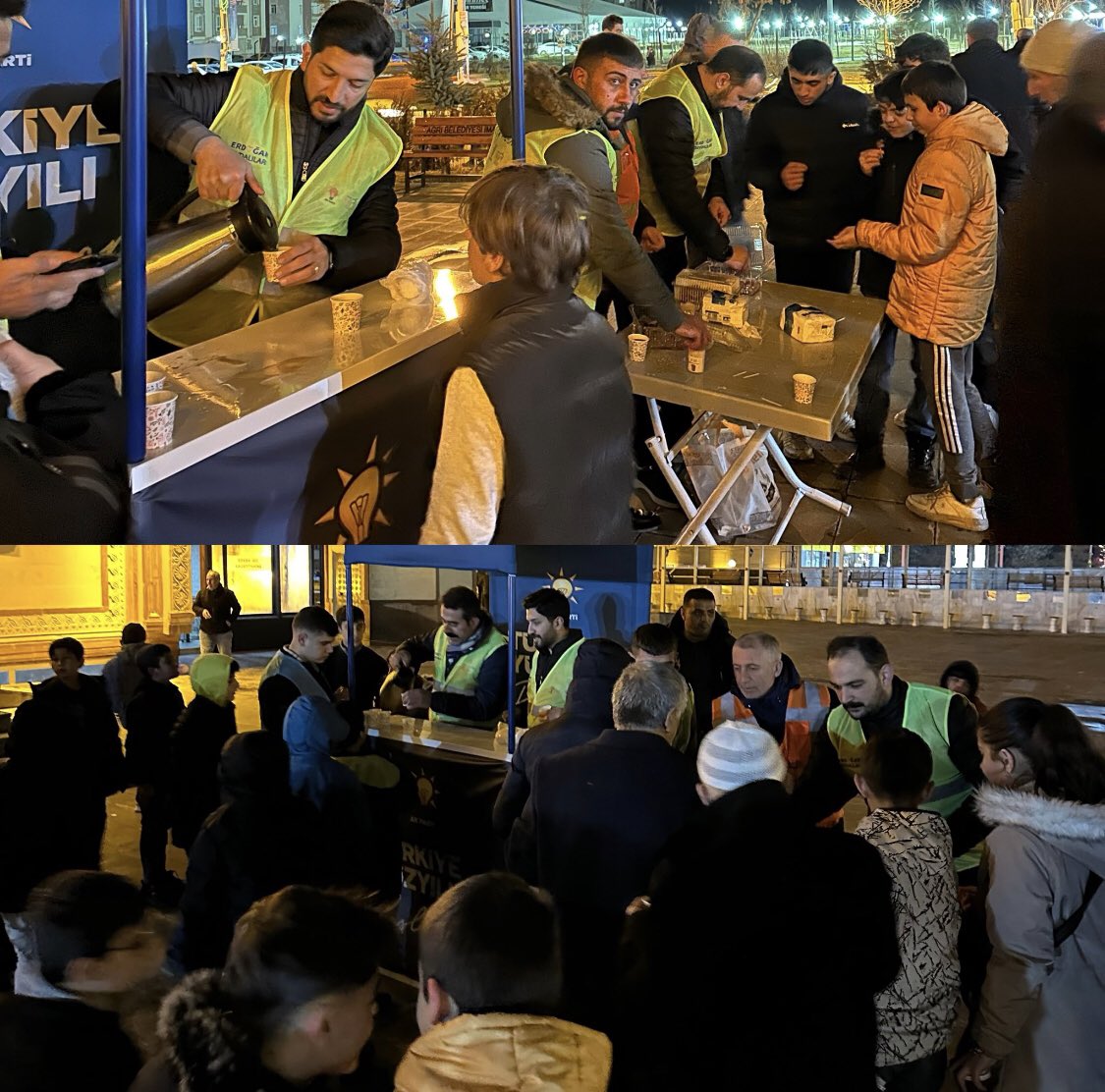 📍Ağrı Ulu Cami
<a href="/akgenclikagri/">AĞRI AK GENÇLİK 🇹🇷</a> teşkilatımızla“Çay Bizden Sohbet Sizden” programımız kapsamında bugün teravih namazı sonrasında camii cemaatimize  ikramlarda bulunduk