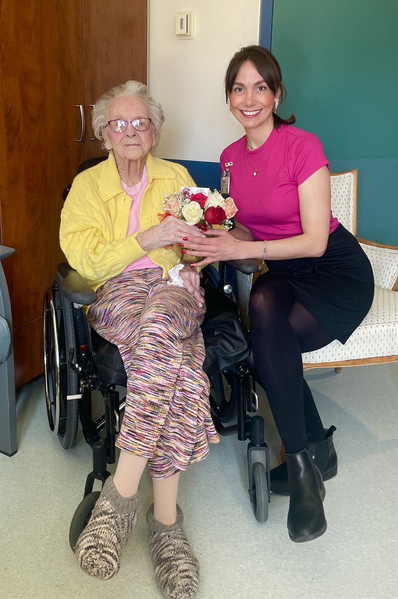 Happy 100th birthday to a very very very special Misericordia Place resident, Ann! 🎂 Yes, 100th 🎂 Often called “the Queen” of MP, Ann is a legend and we’re excited to celebrate with her.