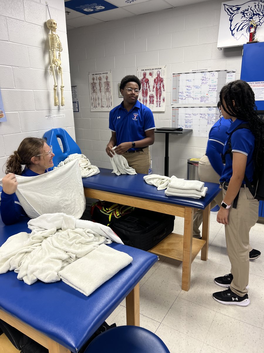 thssportsmed's tweet photo. ATS Spotlight: David Paige, Sophomore, 1st year. He has been a great addition to the ATS, always willing to step up, help out, and learn.
"Being an AT to me means you are apart of the team and you need to keep the athletes safe."#NATM2024 CTATS #THSATS https://t.co/RQYdXjWAxh