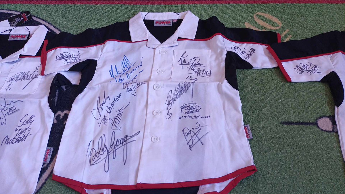 NewbleTom's tweet photo. Time to get some shirts sent off and signed for 'An Evening of Bullseye' @EsthCharity any chance of signing please? @OfficialKP180 @Duzza180 @SWhitlock180 @DamonHeta180 @hendo180 @PhilTaylor https://t.co/mYqM4XfX46