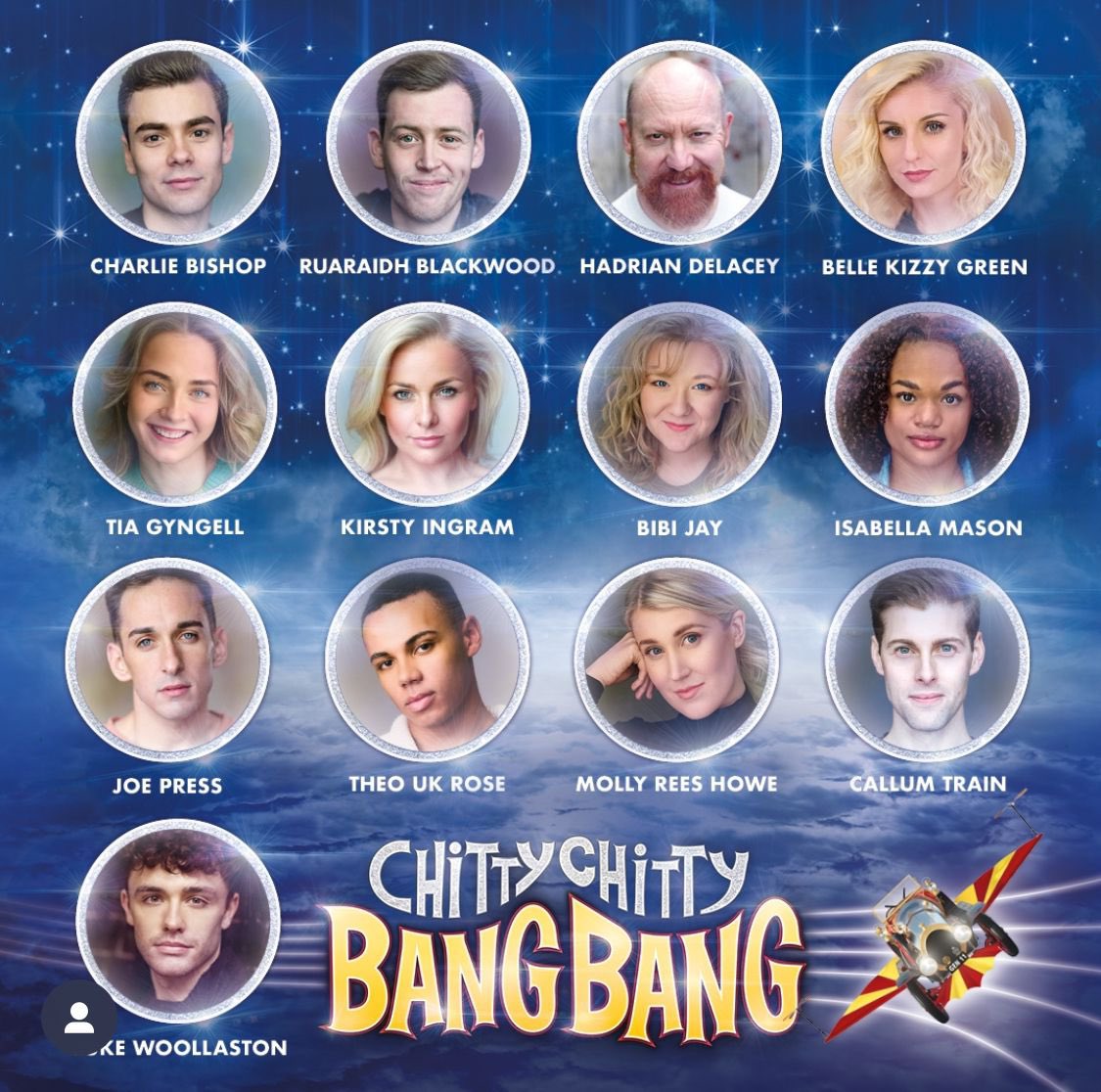 Cast announcement for @ChittyOnTour! 📣✨ Ellie Nunn (@Ellienunn) will star as Truly Scrumptious and she is joined in the cast by Hadrian Delaney (@delacey68). Casting by @dobcasting Touring from 30th April #chittychittybangbang #trulyscrumptious #uktour