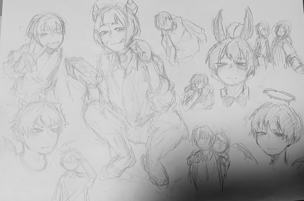 _panda_0219's tweet photo. 練習！
#絵柄が好みっていう人にフォローされたい #春の創作クラスタフォロー祭り #イラスト https://t.co/x9q3NRSePl