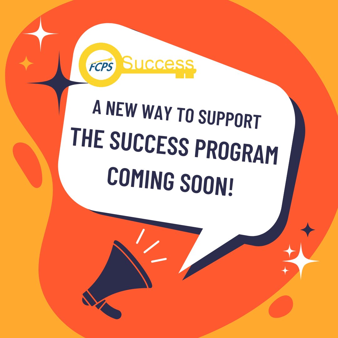 Working on an AMAZING new way to support @FCPSMaryland SUCCESS Program. Details POPPING up on your feed soon. So excited to build new skills with our students and find creative ways to support the program! #ComingSoon #fcpstogether #fcpssuccess