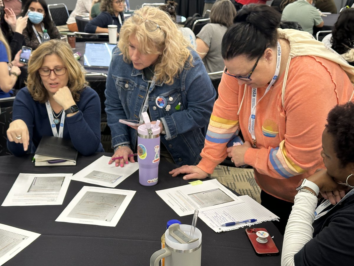 It's been a great week in Denver sharing work from our #NSFfunded #ECUITY project at @NARSTorg and a full house at #NSTASpring24 exploring notebooks as tools for guiding instruction around students’ ideas. Grateful for collaborations with @BSCSorg & @snapgse on this work!