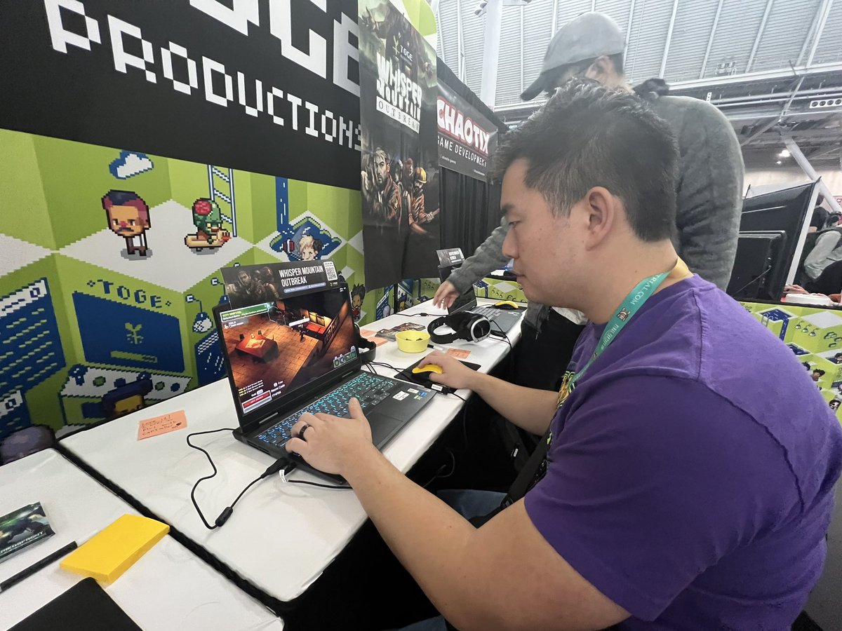evaction's tweet photo. Stopped by @togeproductions @ChorusWorldwide at Pax East 2024 to get into robot fights and zombie frights. #kriegsfronttactics #whispermpuntainoutbreak #togeproduction #chorusworldwide #pax #paxeast #paxeast2024 #indiedev https://t.co/4ldgZnTxJp