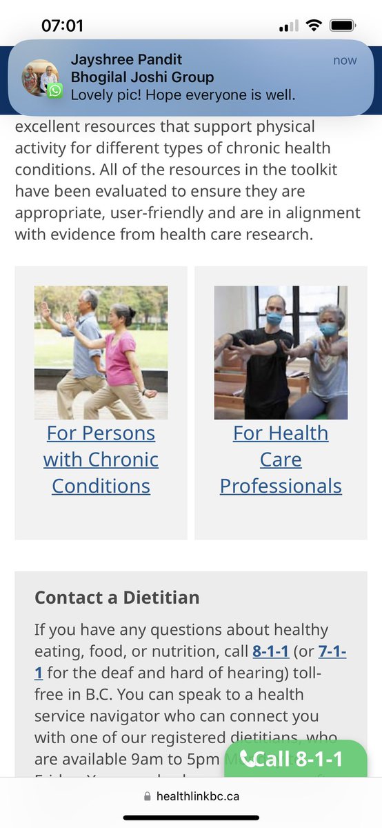 @BJSM_BMJ @ERubberTires Thank you for sharing this important information. Interested in resources vetted by >100 patients, clinicians and researchers to support physical activity in people living with chronic conditions? Check out healthlinkbc.ca/healthy-eating…