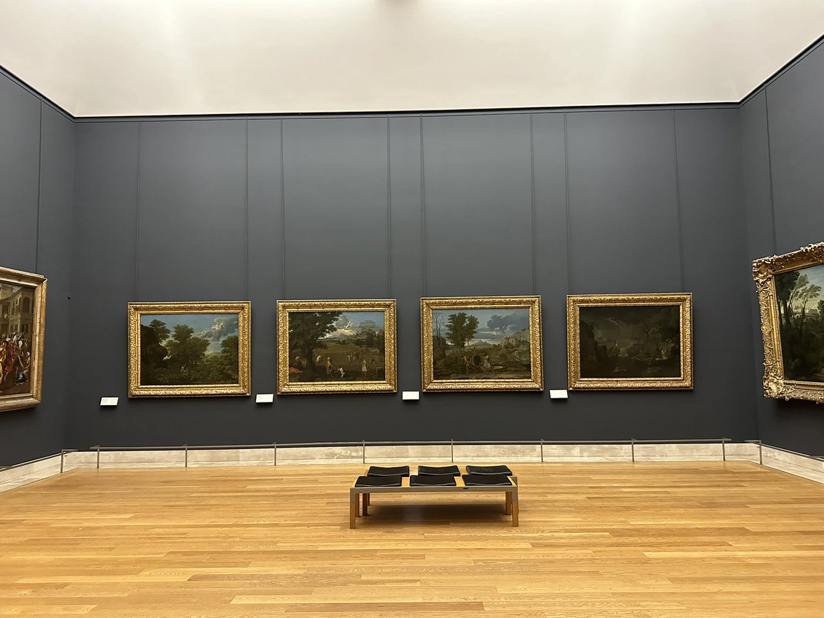 Le cycle des quatre saisons peint par Nicolas Poussin au Musée du Louvre