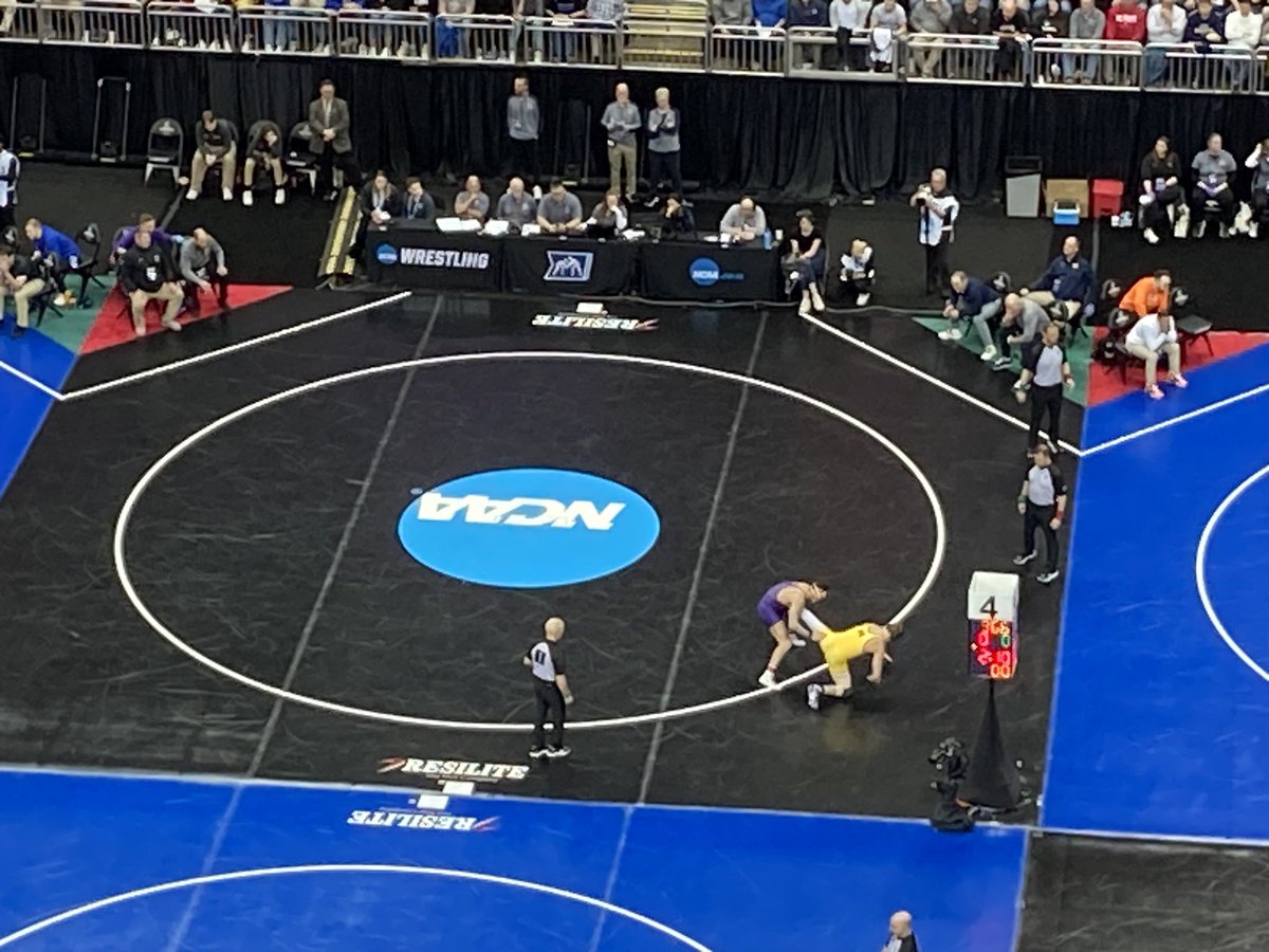 Simma nearly scores the upset over returning champ and defending runner-up Griffith (Michigan) <a href="/UNI_wrestling/">UNI Wrestling</a>