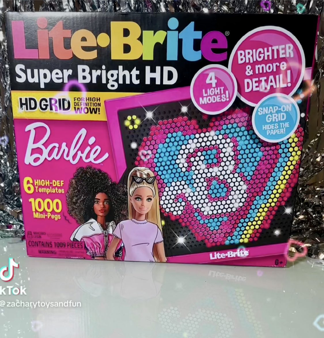 ZacharyToysFun's tweet photo. The Barbie HD LiteBrite. This is super bright with awesome templates.
On TikTok
https://t.co/PYFpJBjt3G
#barbie #litebrite #led #lights #love #barbiegirl #lite #brite #crafts #barbiemovie #toys #bright #basicfuntoys #fun #viral #toy #new #follow #me @basicfuntoys #BasicFunUK https://t.co/Qb4IuKWMww