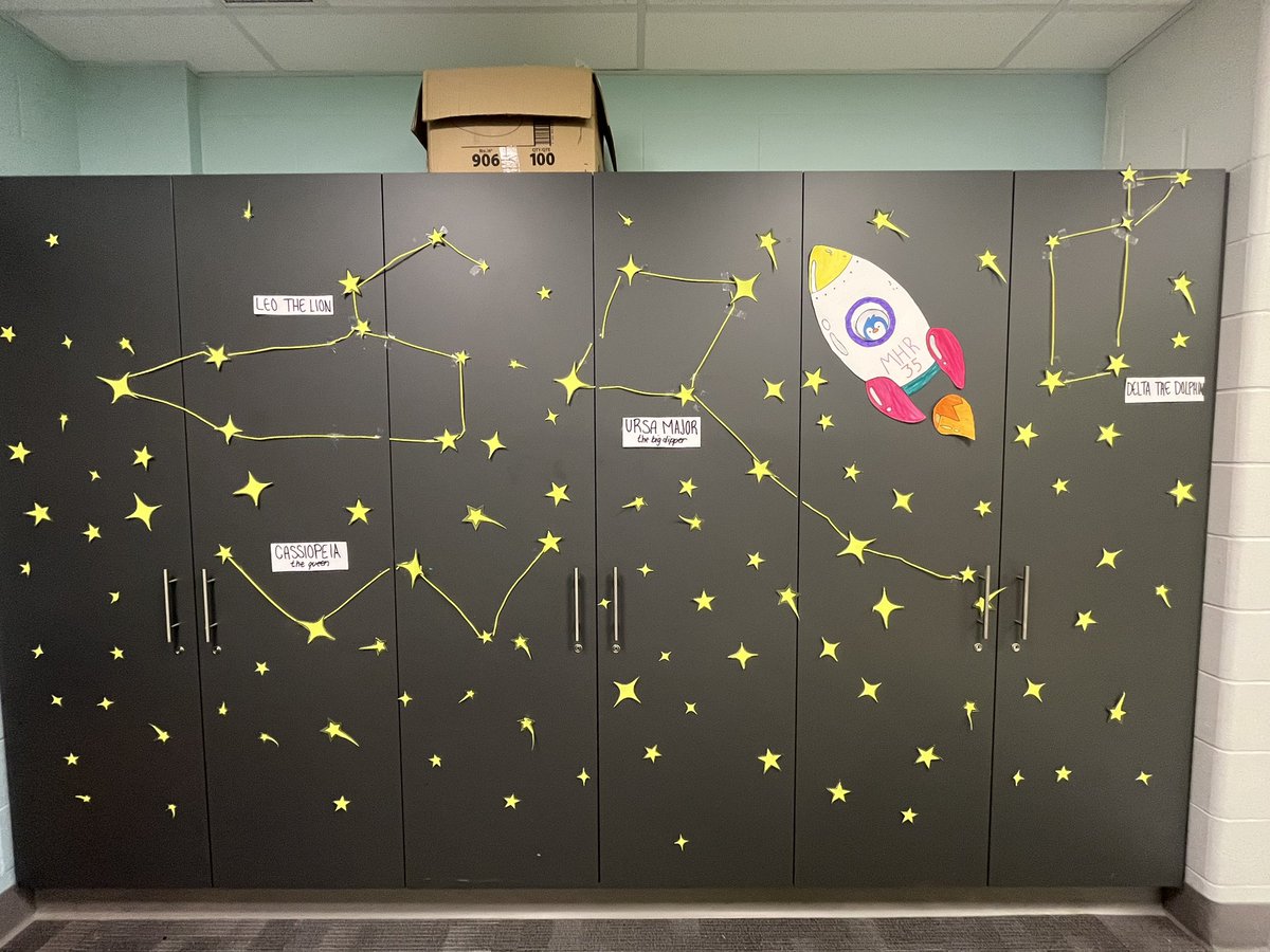 So proud of my students for all the hard work they’ve put in over this last term! Thanks to them Exhibition Evening was out of this world 🪐🔭🧑‍🚀 #SageCreekLRSD