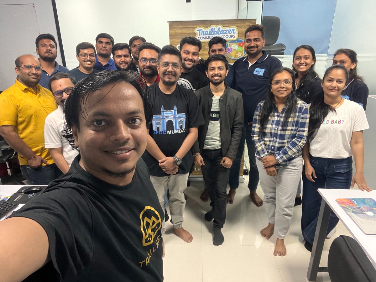 ⭐️Gratitude to all who attended our <a href="/SuratSFDC/">Salesforce User Group, Surat, India</a> in-person meetup! Your enthusiasm and participation fuel our community's growth. Let's continue learning and collaborating together! 🤝✨#SalesforceFamily #trailblazercommunity #Surat #success #team #SuratSalesforceUserGroup