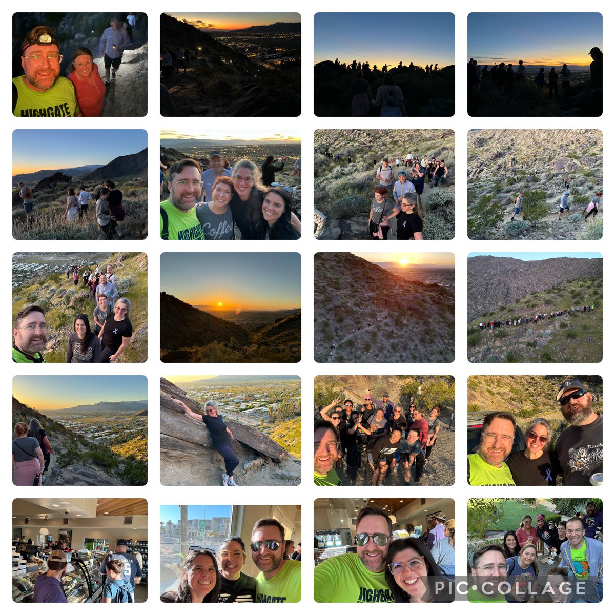 This morning we had 40 crazy #SpringCUE peeps go on a 6am #CUEhike!! It was epic! @TanyaAvrith @ClaudioZavalaJr @Aprilbuege @cogswell_ben @suethotz @jheil65 @nvoyenves @ETwiseguy @TheTechProfe @coach_huelse @jcae2008 @eduspesh @lucykirchh