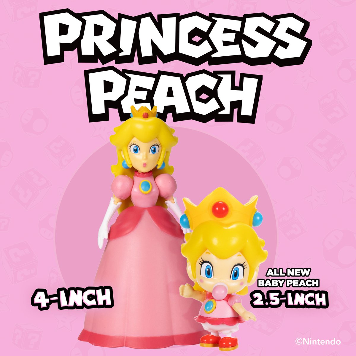 You can never have enough Peach🩷 Collect the all-new 2.5-inch Baby Peach figure now at @Target! @NintendoAmerica @NintendoInspired #PrincessPeach #Nintendo #SuperMario #JakksPacificToys