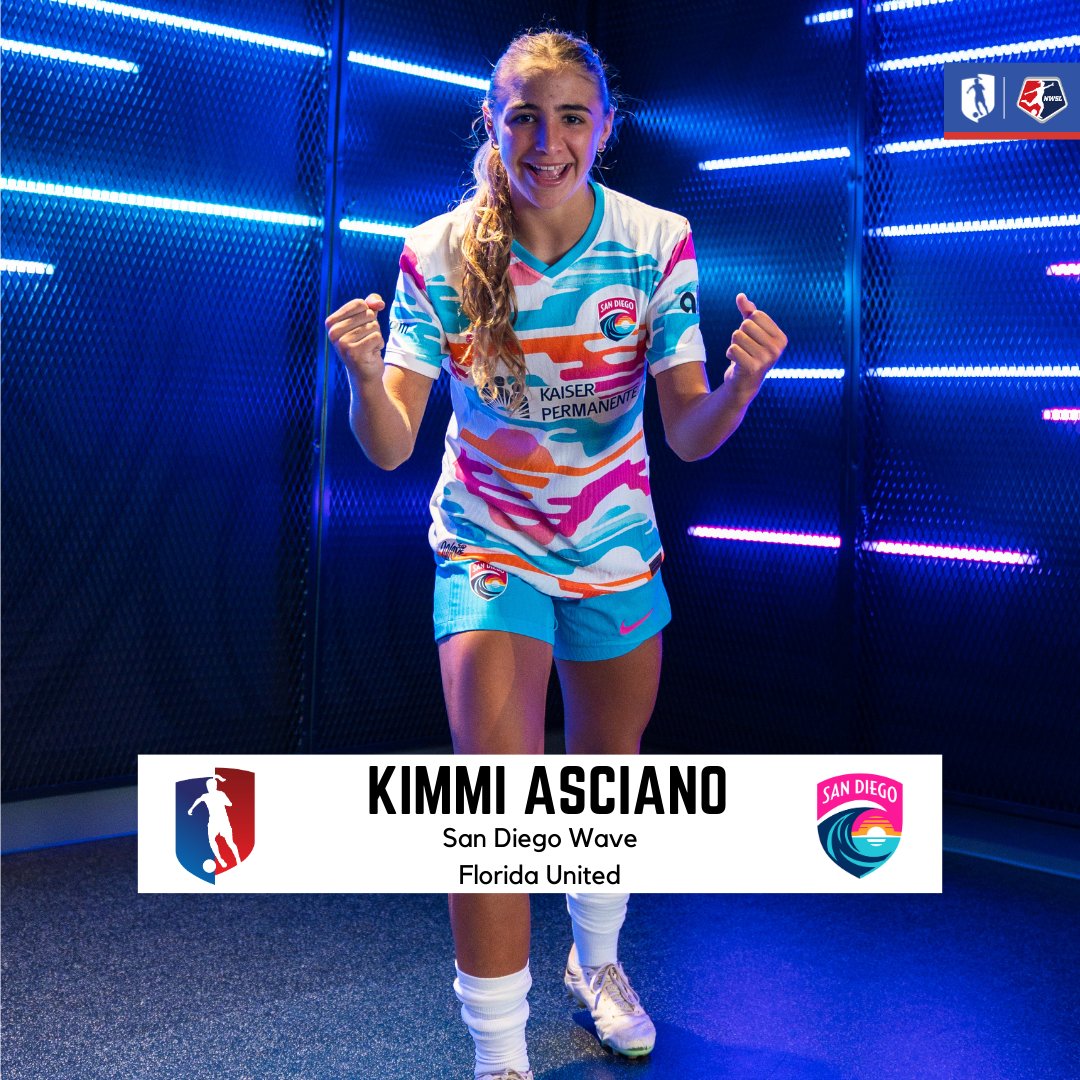 🚨Breaking News NWSL Signing 🚨 Huge congratulations to Kimmi Asciano, from Florida United for signing her first professional contract with @sandiegowavefc in the @NWSL . We are so proud of you and can’t wait to see you make an impact in the league! 🙌🤩⚽️