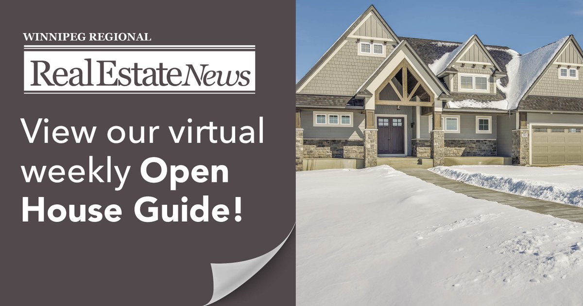 WpgRegionREB's tweet photo. Winnipeg's only weekly Open House Guide
View online https://t.co/VEmiVVF68y
Winnipeg Regional Real Estate News
#WRREN #OpenHouse https://t.co/mG3dN7ZFDZ