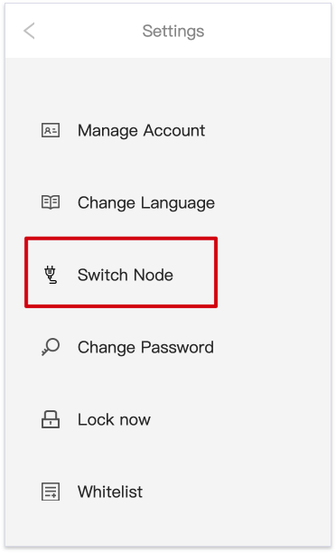 IOST_Official's tweet photo. ๐ New feature on the #IOST iWallet pro: Switch nodes
โ Which node will you choose?
๐ Let us know in the comments!