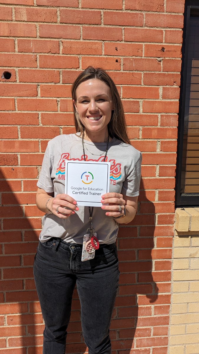Way to go, @annakfitz ! You've officially joined the ranks of @GoogleForEdu Certified Trainers. We're so proud of your accomplishment! @BeltonISD #GoogleCertifiedTrainer