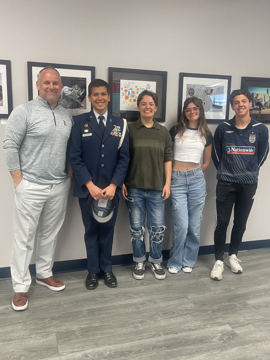 Liberty is so proud to congratulate Josiah, Mia, Saylor and Anthony for their selection as Superintendent’s Medallion winners. These four seniors all scored a 31 or higher on the ACT, passed at least one AP exam and completed a CTE certification. They are the best of the best!