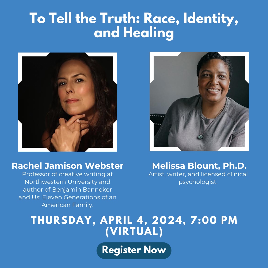 📚 Join Rachel Jamison Webster & Melissa Blount, Ph.D., for a profound conversation on ancestry, identity, and healing. Register here: bit.ly/WebsterFANWebi… #D127 #D127GetsReal