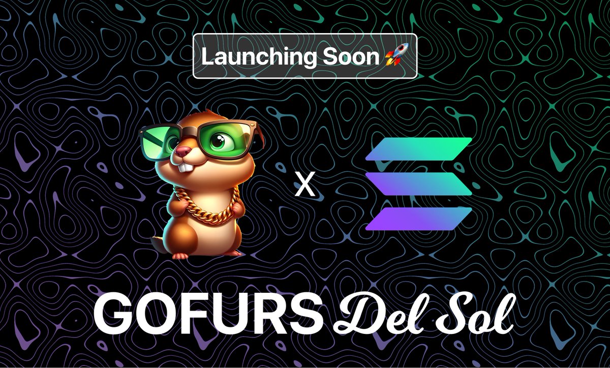 $GOFURS DEL SOL IS LAUNCHING SOON ON SOLANA 🚀 GET YOUR $SOL READY, THIS IS GOING TO BE HUGE 📈 WEBSITE: GOFURSDELSOL.COM TELEGRAM: T.ME/GOFURS404 #SOLANA