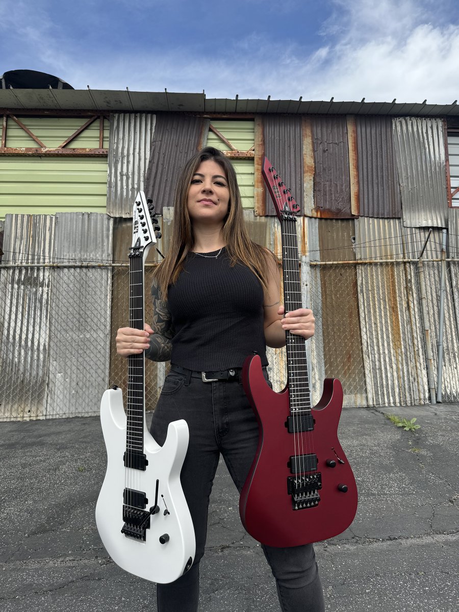 Our current featured ESP artist is Jéssica di Falchi of Crypta. Check out the entire amazing ESP artist lineup at the link. espguitars.com/artists