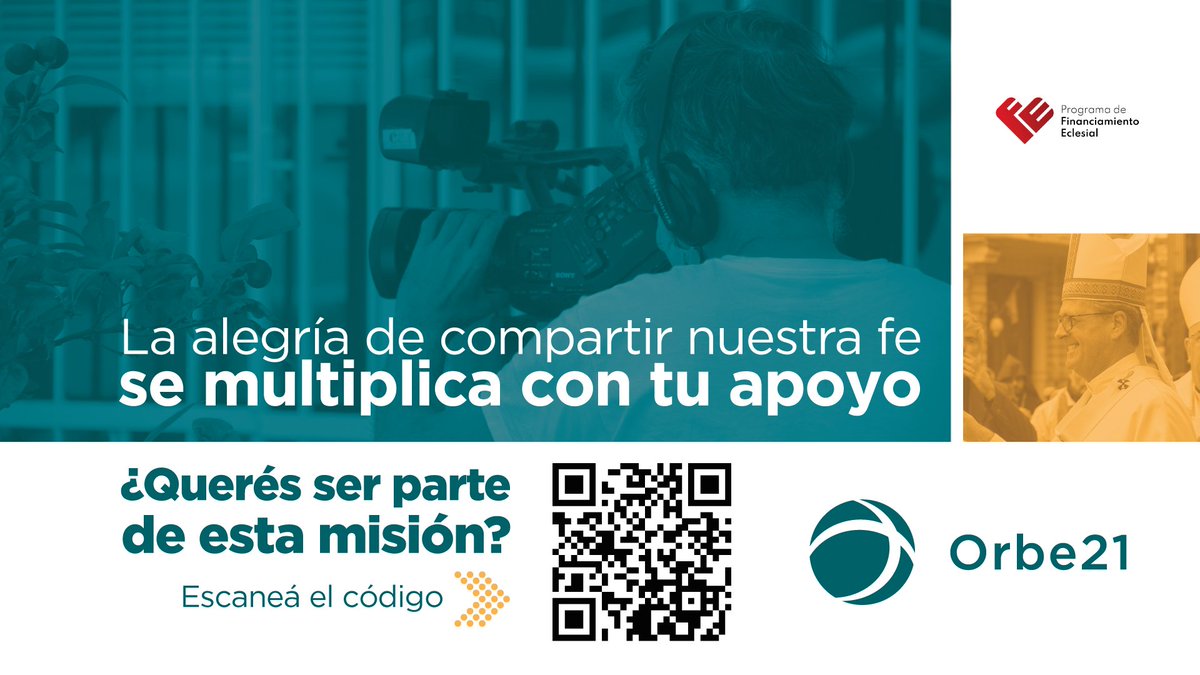 La alegría de compartir nuestra fe se multiplica con tu apoyo, fundamental para que podamos seguir llevando la alegría de Cristo a cada hogar. 

¿Querés ser parte de esta misión?
Es muy sencillo. Accedé al link ó escaneá el QR. programafe.org/donar/comunica…

¡Gracias por tu apoyo!