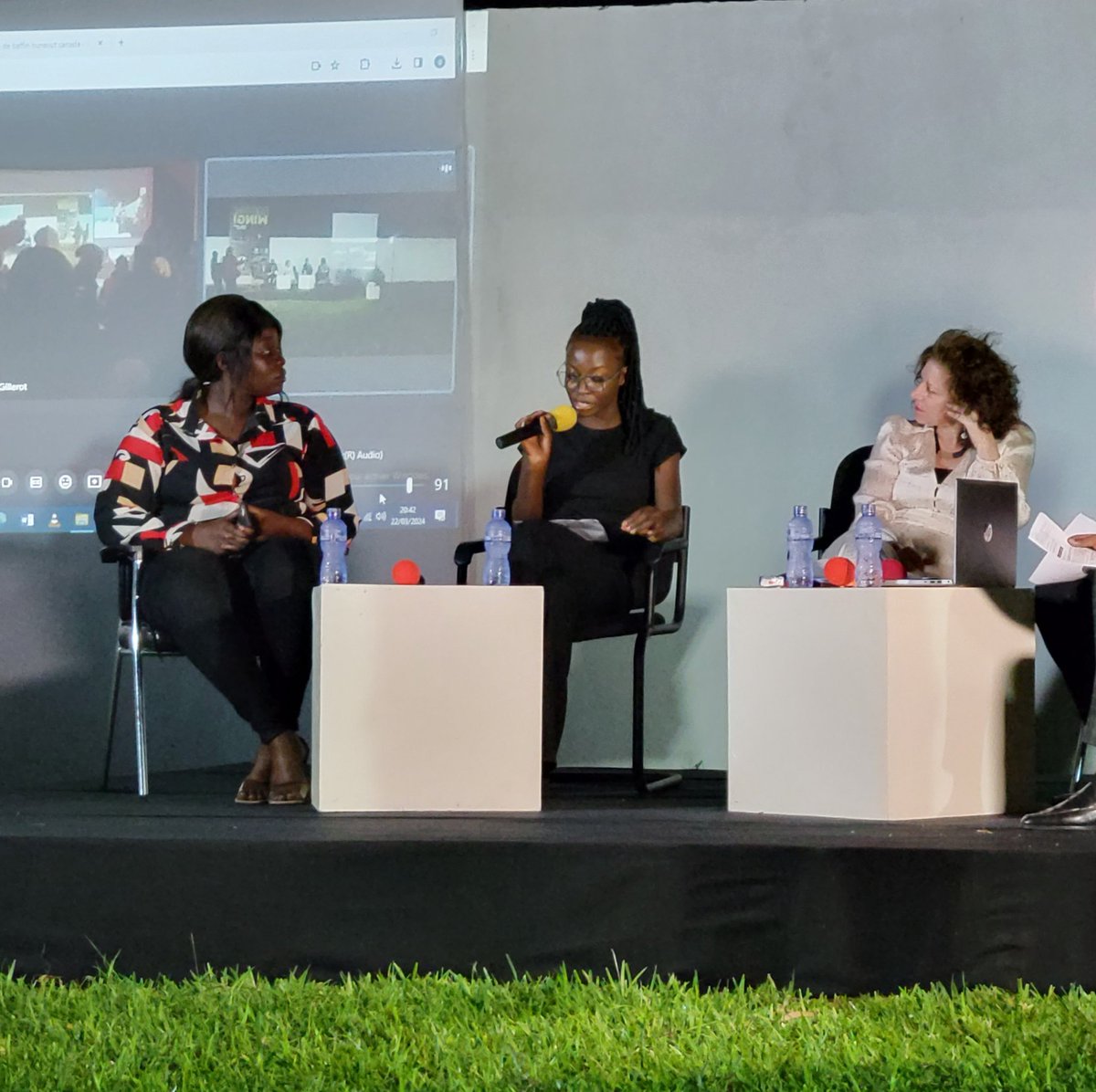 << Avions-nous déjà pensé à écouter la voix de la nature qui essaie de nous faire passer un message fort par des situations extrêmes, en nous mettant au défi de trouver l’harmonie parfaite ? >> a déclaré <a href="/KetsiaPassou/">Ketsia Passou Onema</a> lors du panel #MINGI_WINGI. 

#for_earth