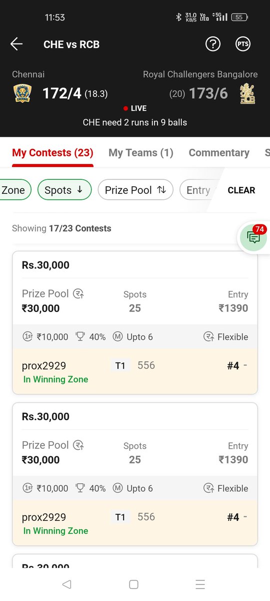 prox2929's tweet photo. Whts start to this IPL🔥💥
Easy cleansweep🔥🔥
Just needed one wicket from siraj so for that first rank in mini Gls,

Join my telegram channel 🏏✌️

https://t.co/pVzG1h0UmT 

@Dream11 
@Hashtagcric82 
@ASHOKCh59987316
@PradeepBhakar4
#CricketTwitter
#fantasygame
#DREAMSCOMETRUE https://t.co/bM2McLlREe