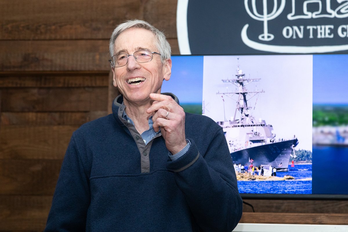 Brent West, VP of Supply Chain & Quality, is retiring after 41 years at BIW, and last night he was honored at a reception. His career spanned the delivery of the final Oliver Hazard Perry-class frigate and the start of the DDG 51 and DDG 1000 programs. Happy retirement, Brent!