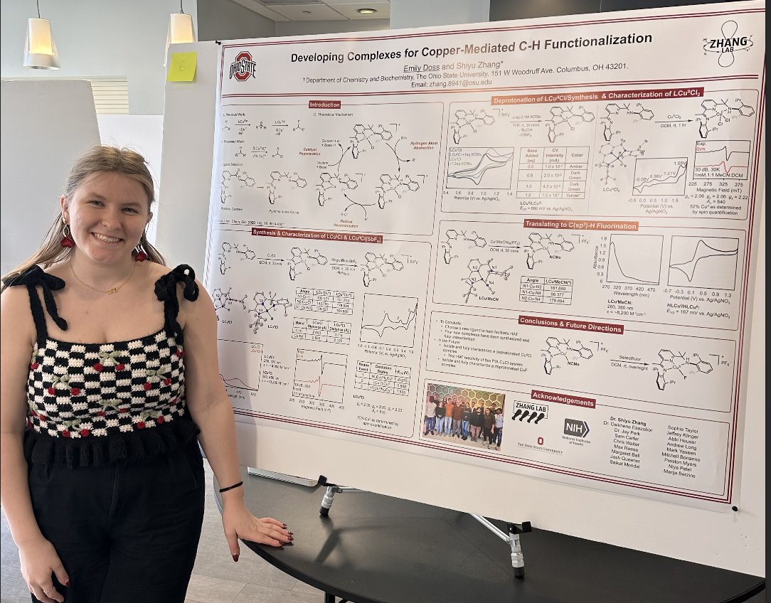 Today was the @FOCUS_OSU symposium celebrating women in chemistry! Margaret and Emily presented their research, and our recent alum Dr.Anna Poptic came back to talk on a career panel!