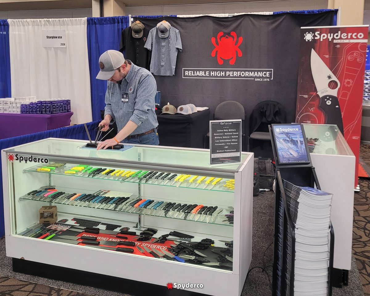 The Spyderco Crew is proud to exhibit at the Bassmaster Classic Expo at the Cox Business Convention Center in Tulsa, OK. Come visit us at booth #2122! #Spyderco #BassmasterClassic
