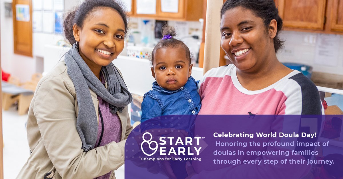 🌟On World Doula Day, we're celebrating the incredible work of doulas everywhere!🌟 Our doula services empower families, support professionals & advocate for policies that prioritize access to high-quality care for all. Learn more: startearly.org/what-we-do/ear…