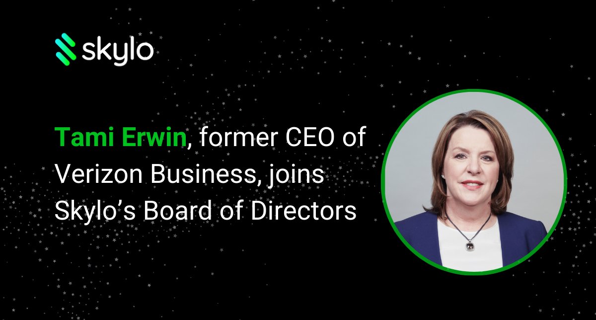 Exciting news! We're delighted to welcome Tami Erwin, former CEO of @Verizon, to our Board of Directors. With over 30 years of telecom innovation, leadership, and operational excellence, Tami's expertise will propel Skylo's mission. skylo.tech/newsroom/tami-… #NTN #5G