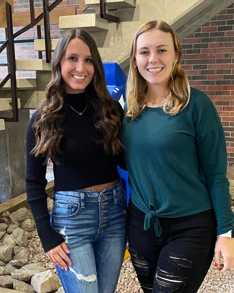 Bethany College proudly announces the SGA Presidential Election results for 24-25.

President Kalysa  Hamel (left) is a junior biology major from Salina, Kan., and Vice President Maggie Heath (right) is a junior double majoring in chemistry and biology from Wellsville, Kan.