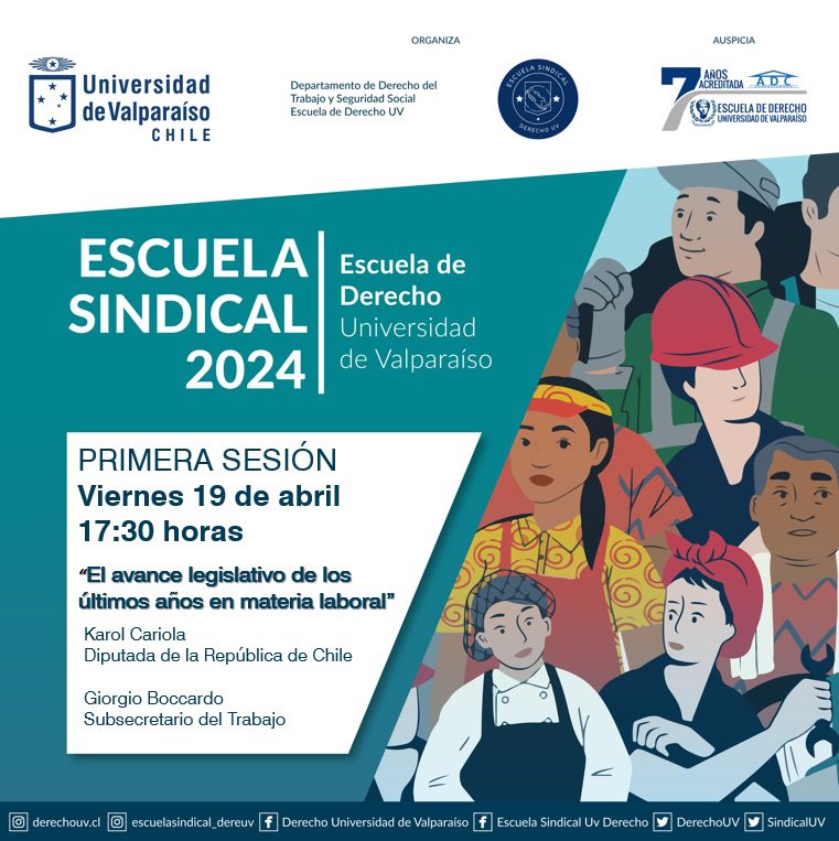 La Esc. Sindical 2024 viene con una versión única: 
Para trabajadores/as del sector privado, sindicatos y asociaciones de funcionarios públicos.

Les invitamos a inscribirse en nuestro programa de clases totalmente gratuito en el siguiente formulario:

👉🏻 forms.gle/BdpjqKDVQrvEBB…