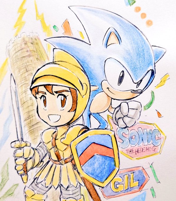 「sonic the hedgehog looking at viewer」Fan Art(Latest)