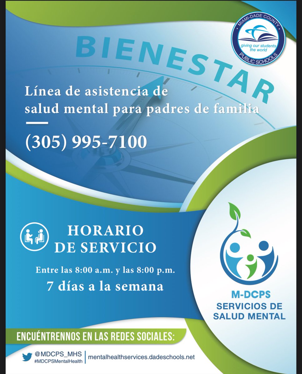 sdmpanthers's tweet photo. Mental Health Parent Assistance Line #YourBestChoiceMDCPS @suptdotres @MDCPS @mdcpssouth https://t.co/VThiSN4ElL