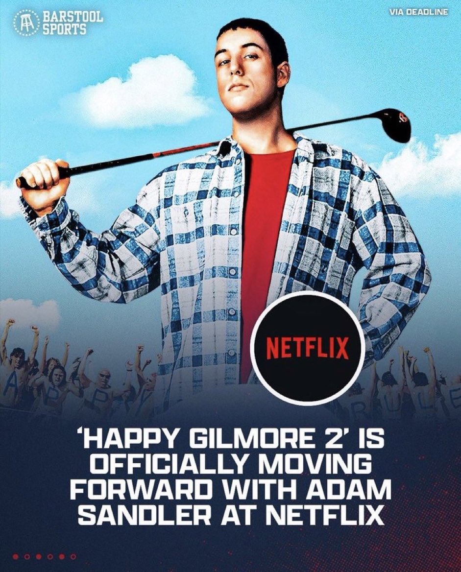 Happy Gilmore tweet media