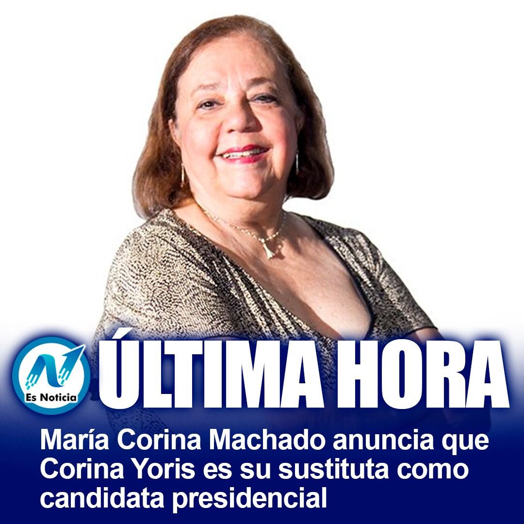 DanteFontana3's tweet photo. Ella es Corina Yoris, la candidata de la verdadera oposición! https://t.co/VjekaIvbQS