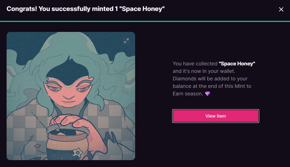 What a nostalgic feeling this was just now minting a NFT.  

Thank you <a href="/DirtyRobotWorks/">DirtyRobot ⬛️</a> for the beautiful art as always.
<a href="/MagicEden/">Magic Eden 🪄</a>