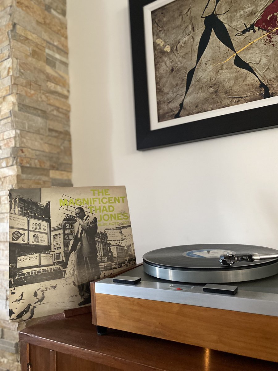 Spinning @bluenoterecords The Magnificent Thad Jones, 1956 - one of my favourite Jazz records. It was announced yesterday as a summer 2024 Blue Note Classic Vinyl reissue.