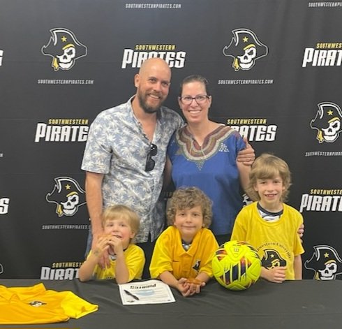 Southwestern MSoccer (@supiratesmsoc) on Twitter photo Big time addition to the program today. Elias and Family from <a href="/GoTeamIMPACT/">Team IMPACT</a> signed to join the <a href="/SUPirates/">Southwestern Pirates</a> family today! #WeRrrPirates #GoPirates Big time addition to the program today. Elias and Family from <a href="/GoTeamIMPACT/">Team IMPACT</a> signed to join the <a href="/SUPirates/">Southwestern Pirates</a> family today! #WeRrrPirates #GoPirates
