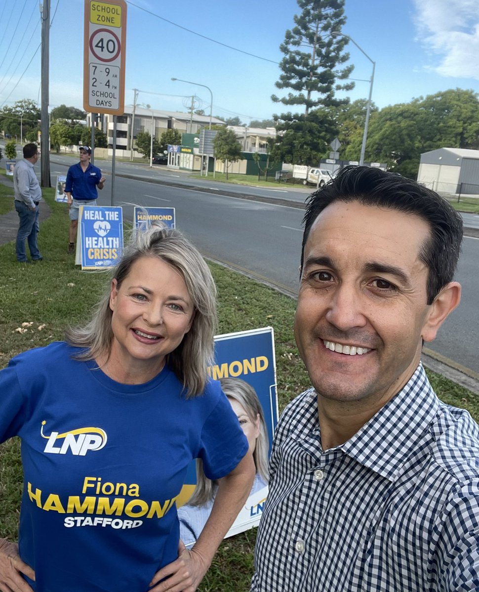 DavidCrisafulli's tweet photo. Starting the weekend in Stafford with our hardworking candidate Fiona Hammond! https://t.co/M4Fyr5wCi9