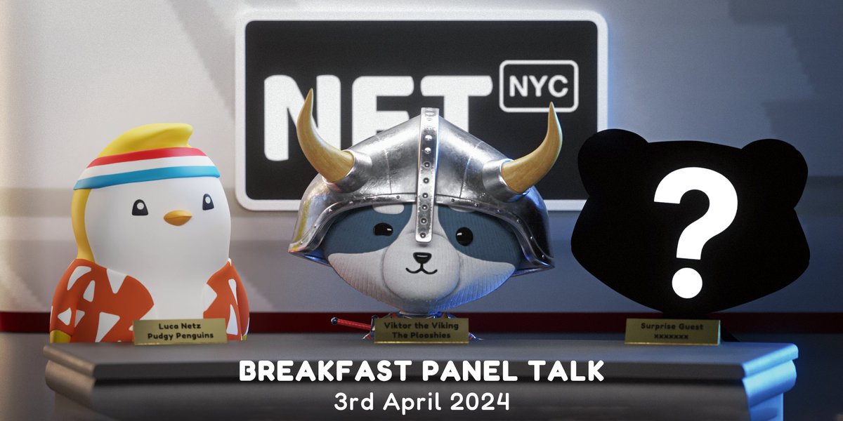 JOIN US AT NFT NYC!🗽 Hey, fam! Got plans for April 3rd? Cancel 'em! We're taking over NFT NYC with a breakfast panel talk you won't want to miss! 📍 Location: Spring Place NY 🕤 Time: 9:30 AM - 11:30 AM Get ready for an epic deep dive into the power of IP to the future of…