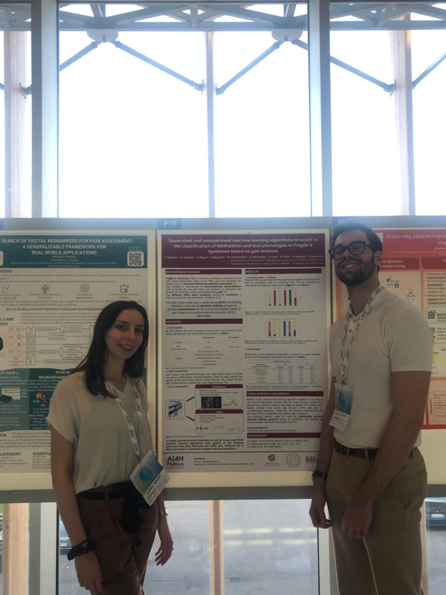 Biomov Lab (@biomovl) on Twitter photo 🎉Biomovolab at #AI4H <a href="/UniPadova/">Università di Padova</a>.
It was an incredible opportunity to present one of our main research about machine learning applied with Fragile X Syndrome in collaboration with sdb.unipd.it. Thank you for stopping by!
See you soon for new updates! 💪 🎉Biomovolab at #AI4H <a href="/UniPadova/">Università di Padova</a>.
It was an incredible opportunity to present one of our main research about machine learning applied with Fragile X Syndrome in collaboration with sdb.unipd.it. Thank you for stopping by!
See you soon for new updates! 💪