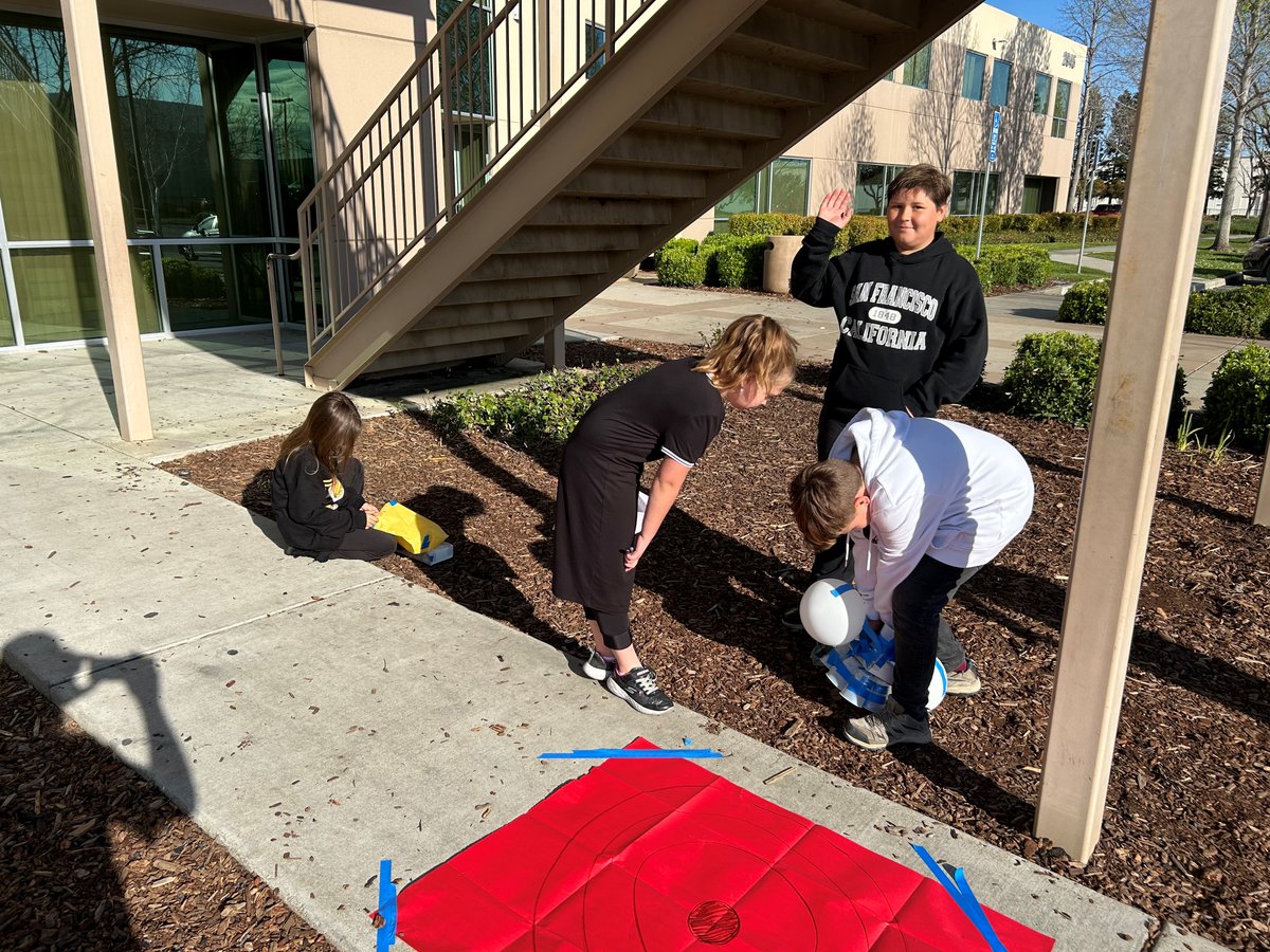 Today our 5th grade students completed their IB Egg Drop Project where they designed contraptions and took observational notes on the results.  Great job 5th grade!